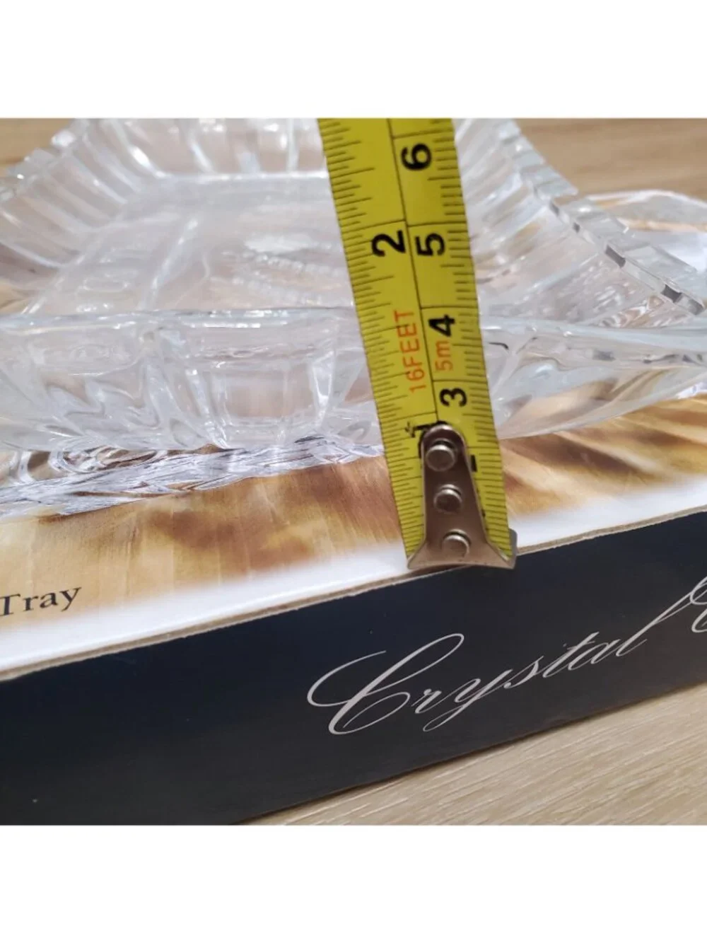 Alexandria Crystal Bread Tray 11” x 6.75
